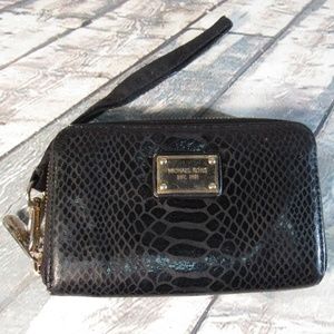 Michael Kors Snake Skin Wristlet / Wallet